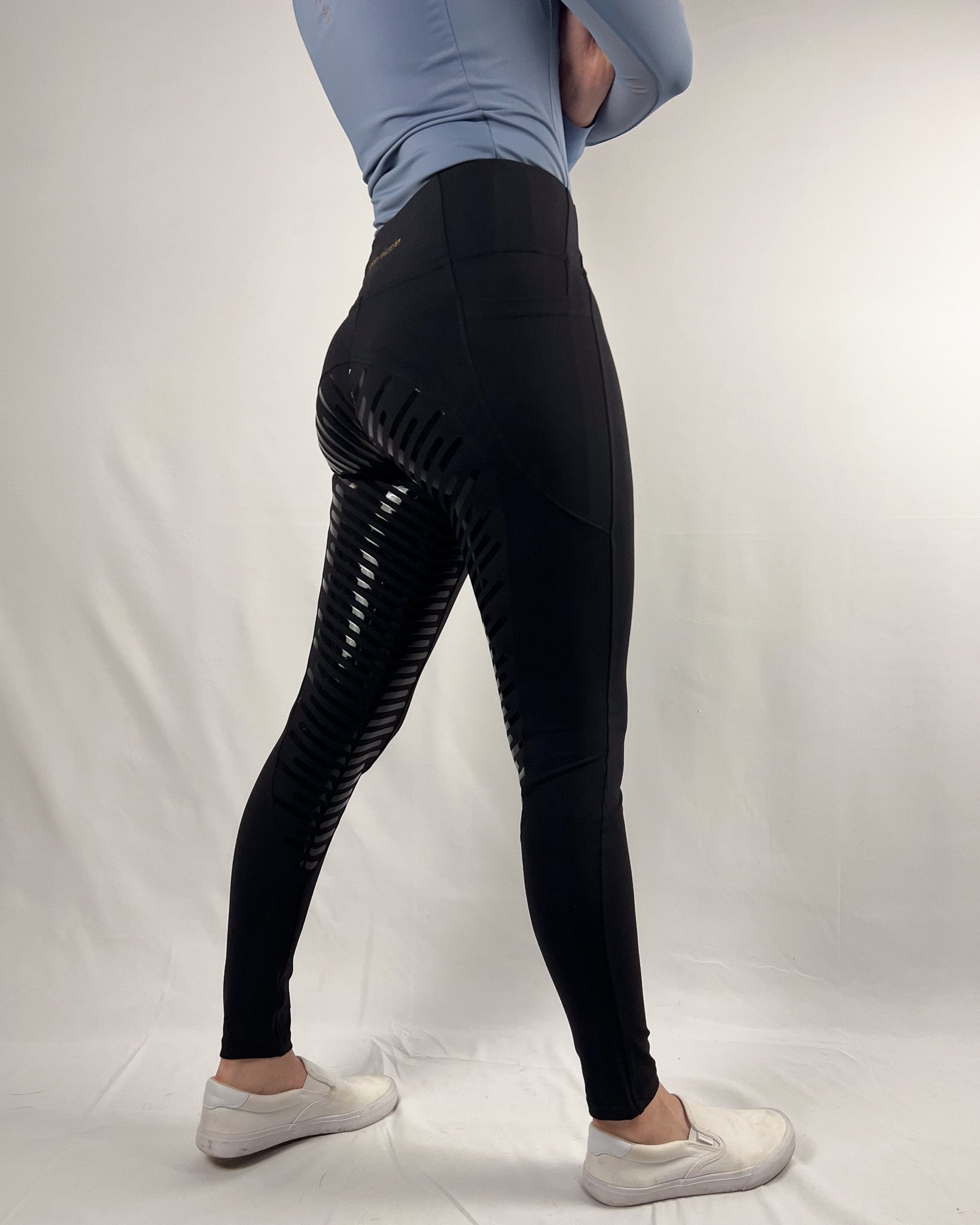 Sierra Performance Riding Leggings - Black Wash – Mad Mucker